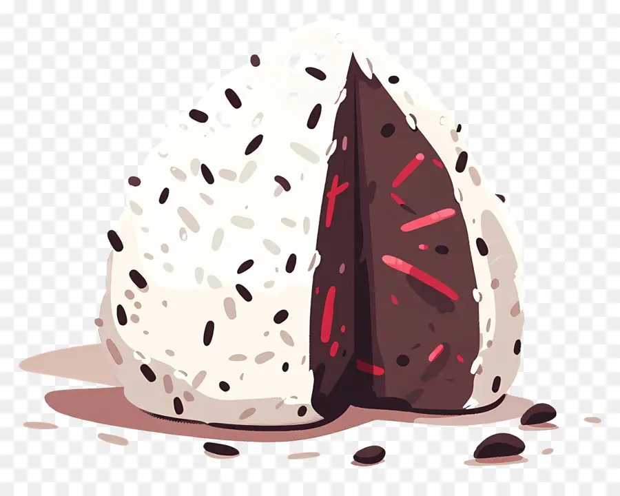 บอลข้าว Umeboshi，Onigiri PNG