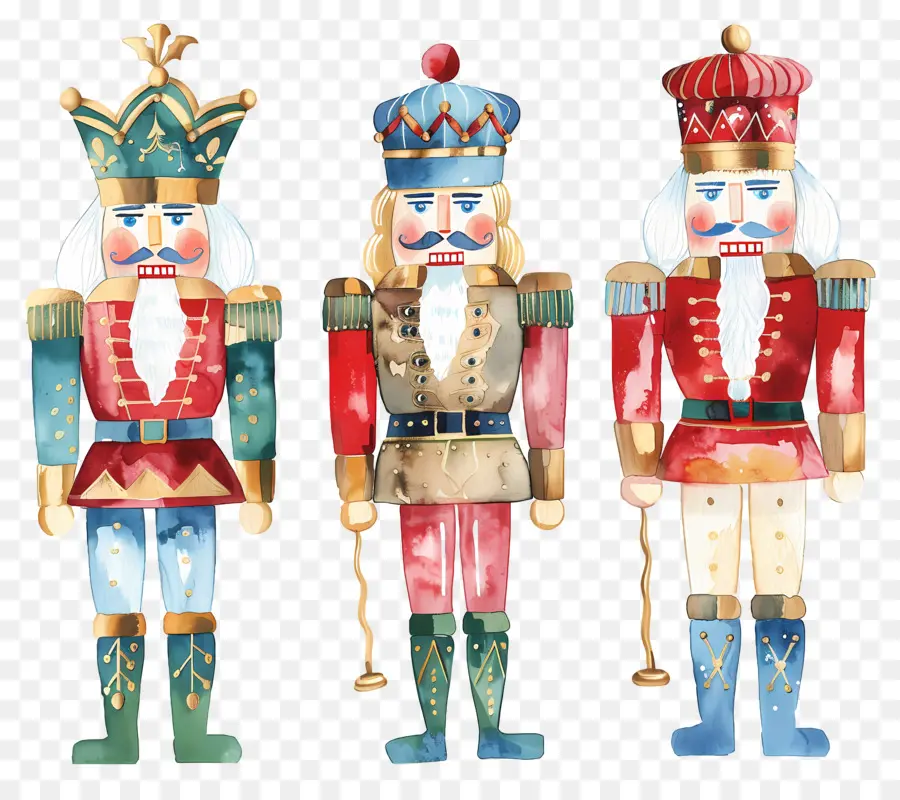 Nutcracker คริสต์มาส，แคร็กเกอร์สีสันสดใส PNG