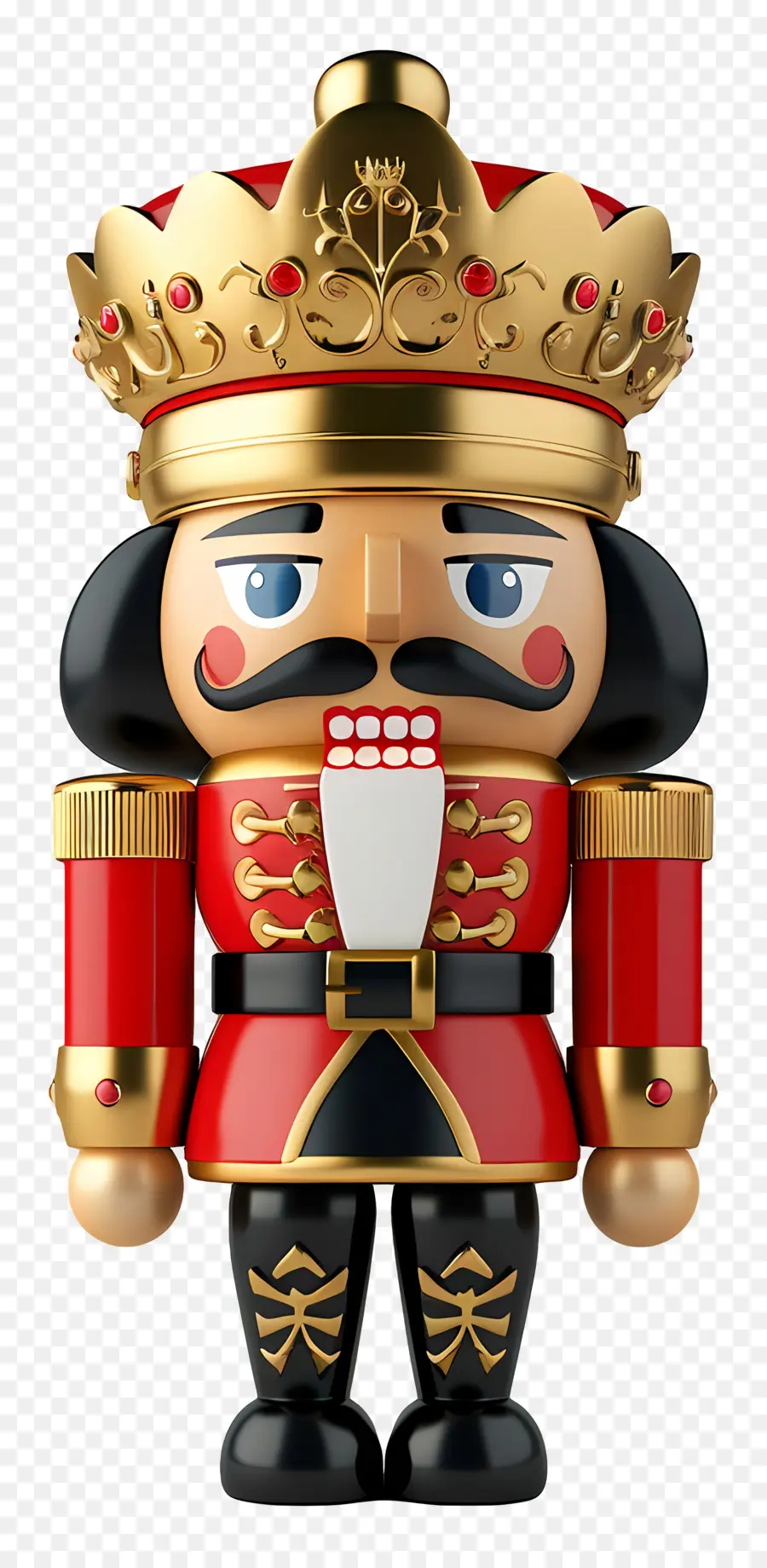 Nutcracker คริสต์มาส，Golden Crown Nutcracker PNG