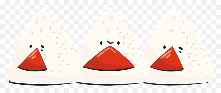 บอลข้าว Umeboshi，ภาพประกอบ Onigiri PNG