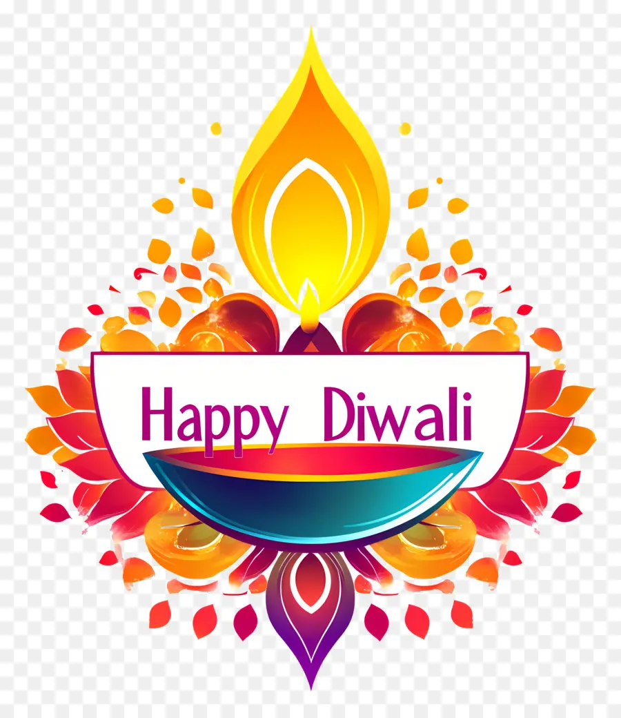 Happy Diwali，โคมไฟ Diwali PNG