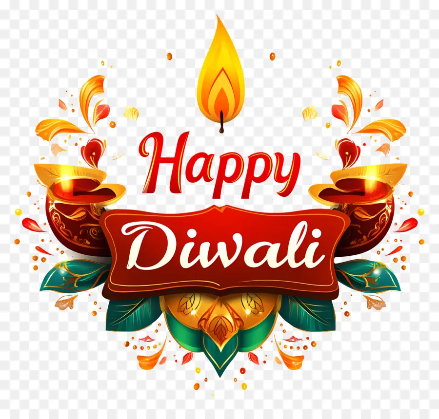 Happy Diwali，การเฉลิมฉลอง Diwali PNG