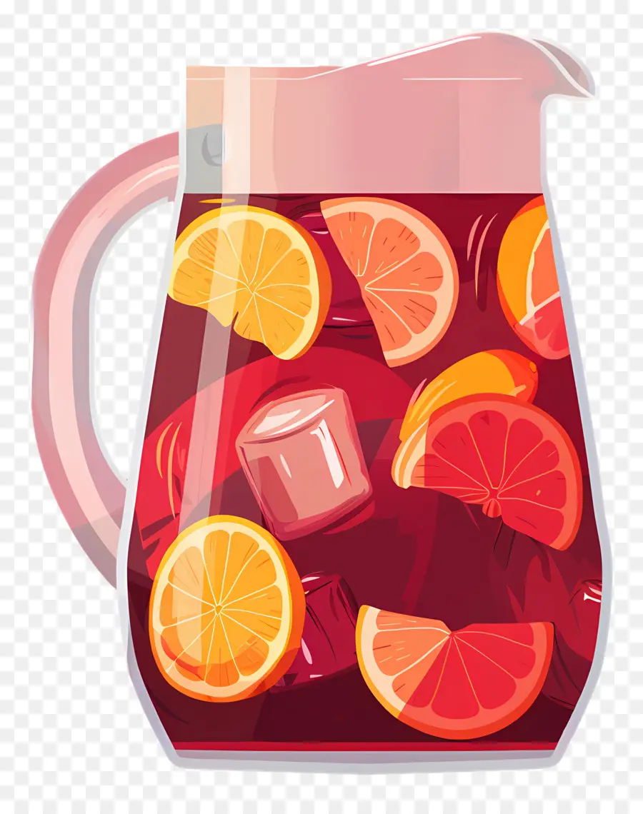 เครื่องดื่ม Sangria สดชื่น，หมัดผลไม้ PNG