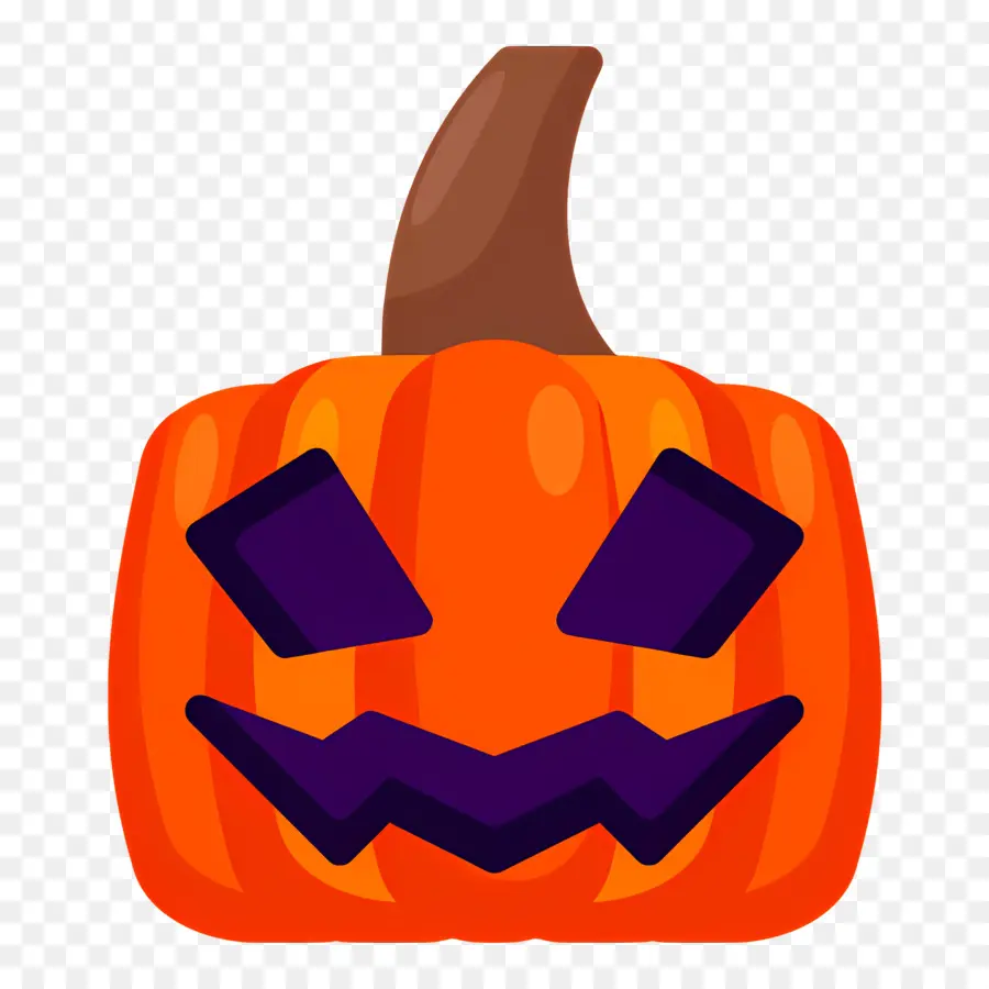 ฟักทองฮาโลวีน，Jack O' Lantern สีส้ม PNG