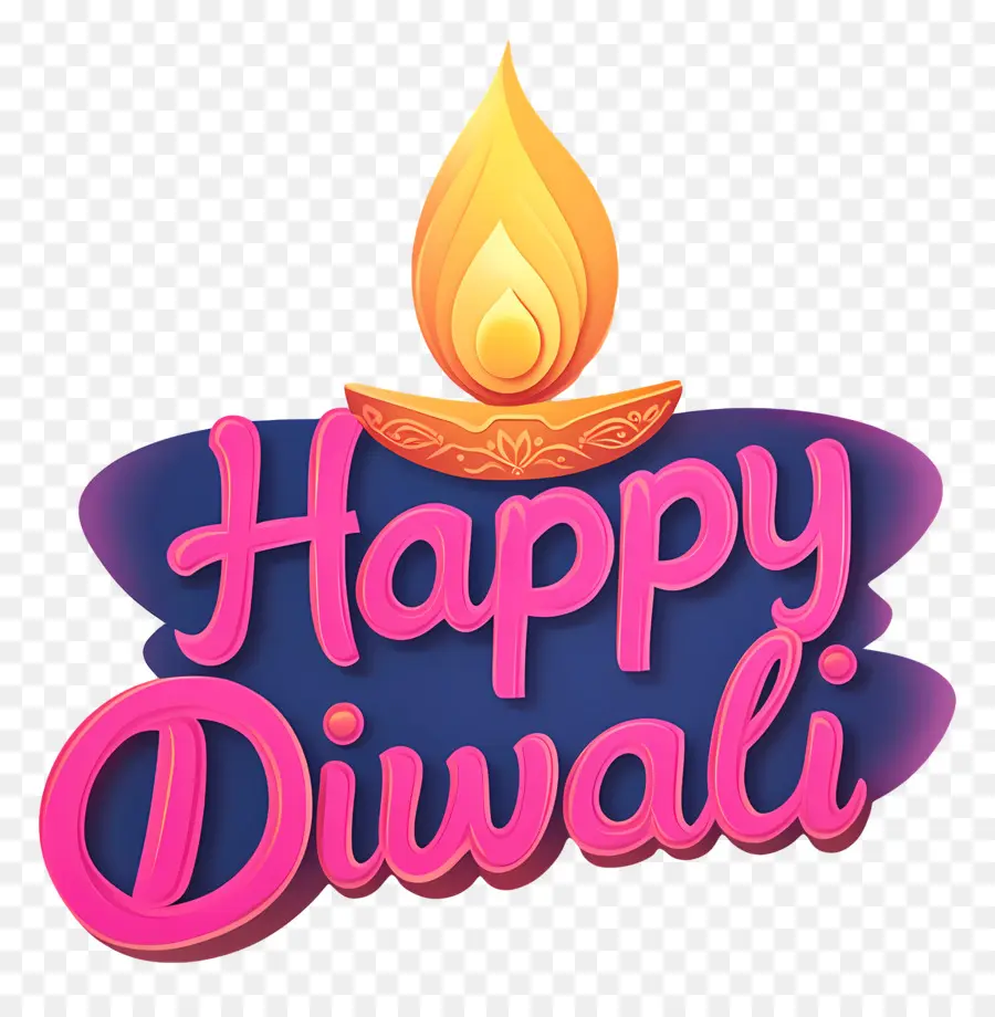 Happy Diwali，ข้อความ Diwali มีความสุข PNG