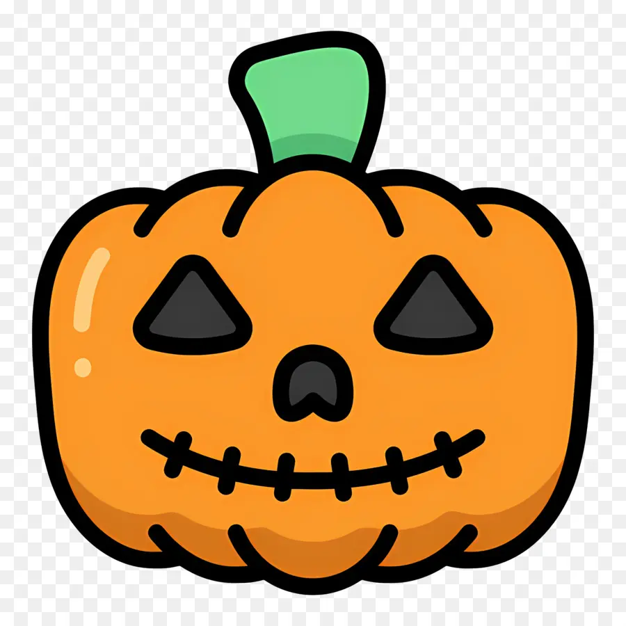 ฟักทองฮาโลวีนที่น่ากลัว，Jack O' Lantern สีส้ม PNG