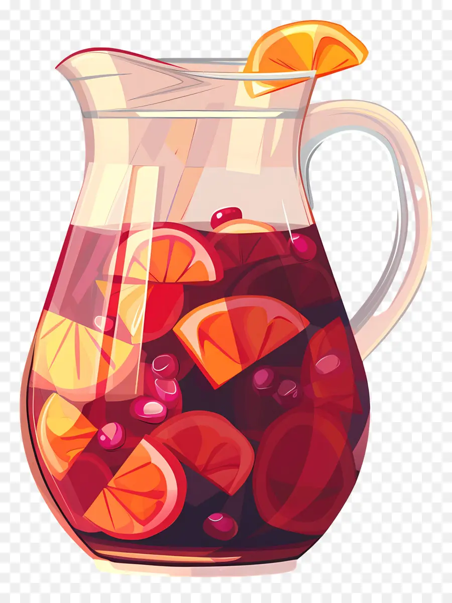 เครื่องดื่ม Sangria สดชื่น，หมัดผลไม้ PNG