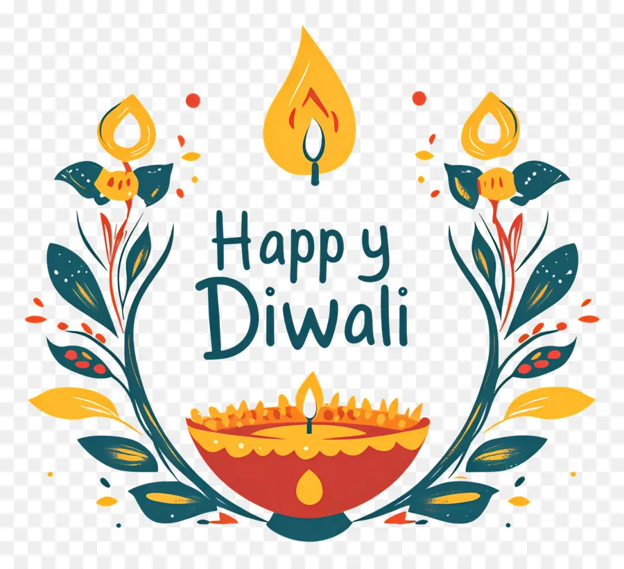 Happy Diwali，Happy Diwali Design PNG