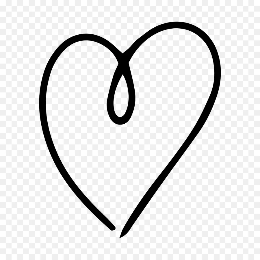 Doodle Heart，Doodle หัวใจ PNG