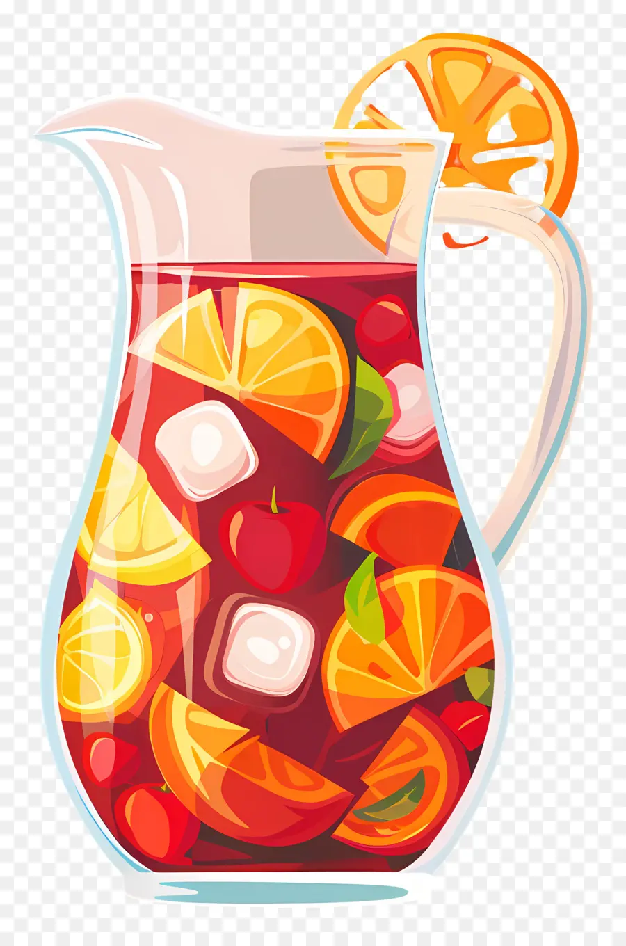 เครื่องดื่ม Sangria สดชื่น，หมัดผลไม้ PNG