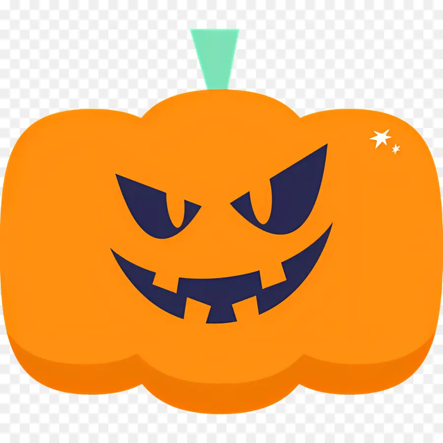 ฟักทองฮาโลวีน，Jack O' Lantern สีส้ม PNG