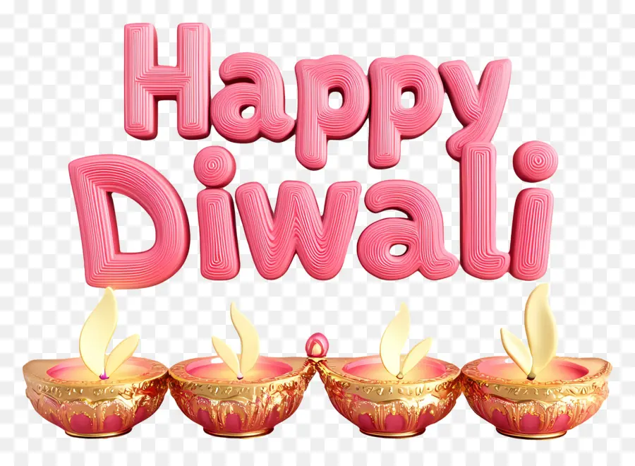 Happy Diwali，การเฉลิมฉลอง Diwali PNG