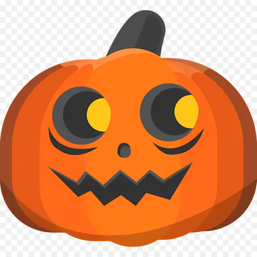 ฟักทองฮาโลวีน，Jack O' Lantern สีส้ม PNG