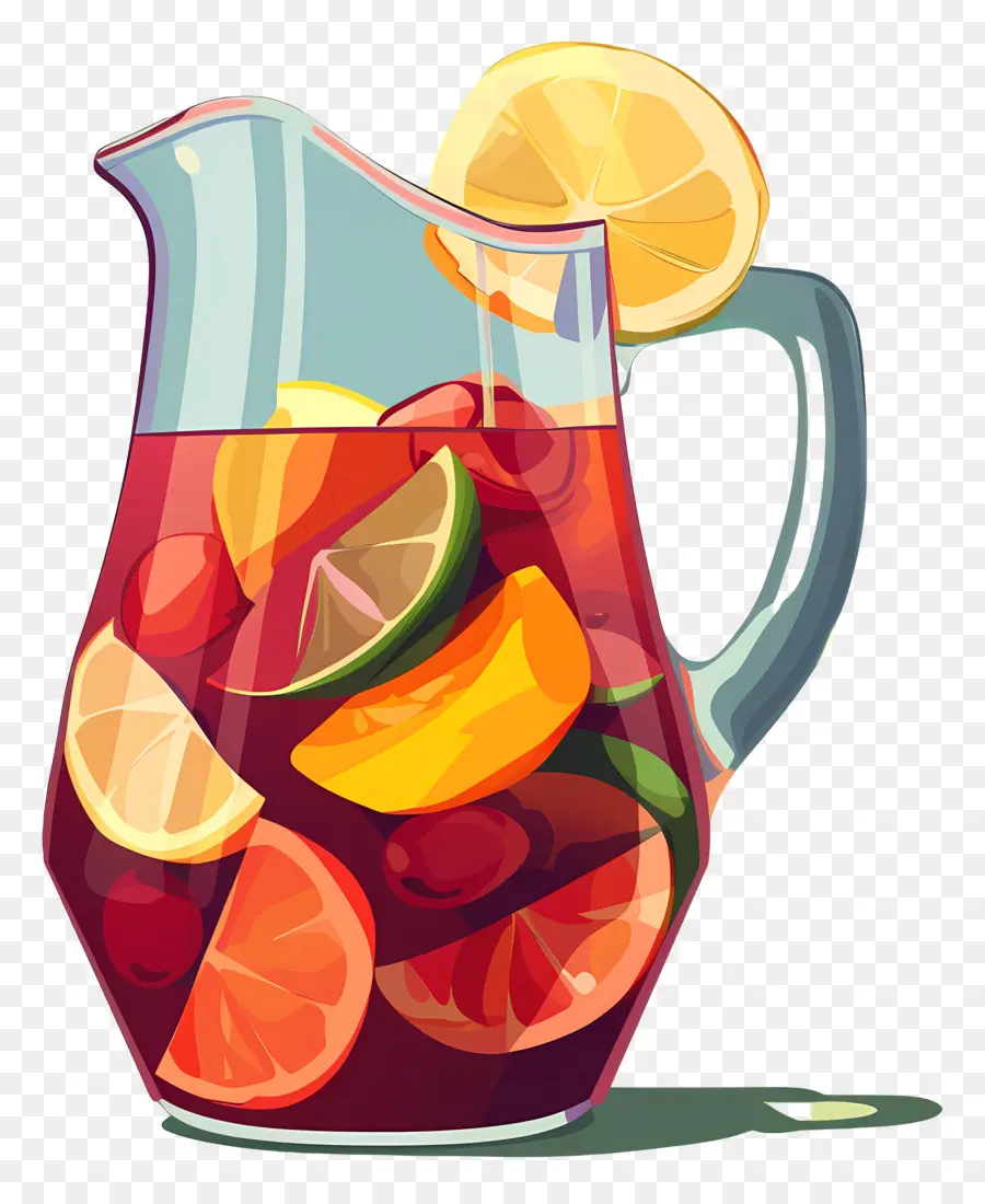 เครื่องดื่ม Sangria สดชื่น，หมัดผลไม้ PNG