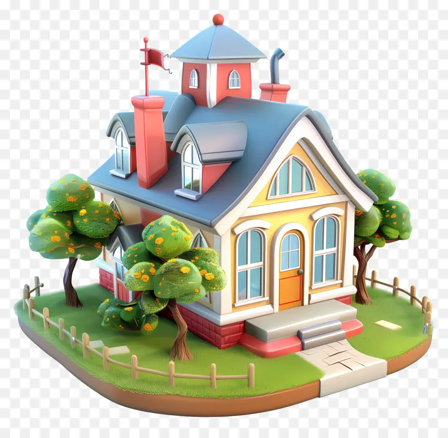 โรงเรียนการ์ตูน，Doodle House PNG