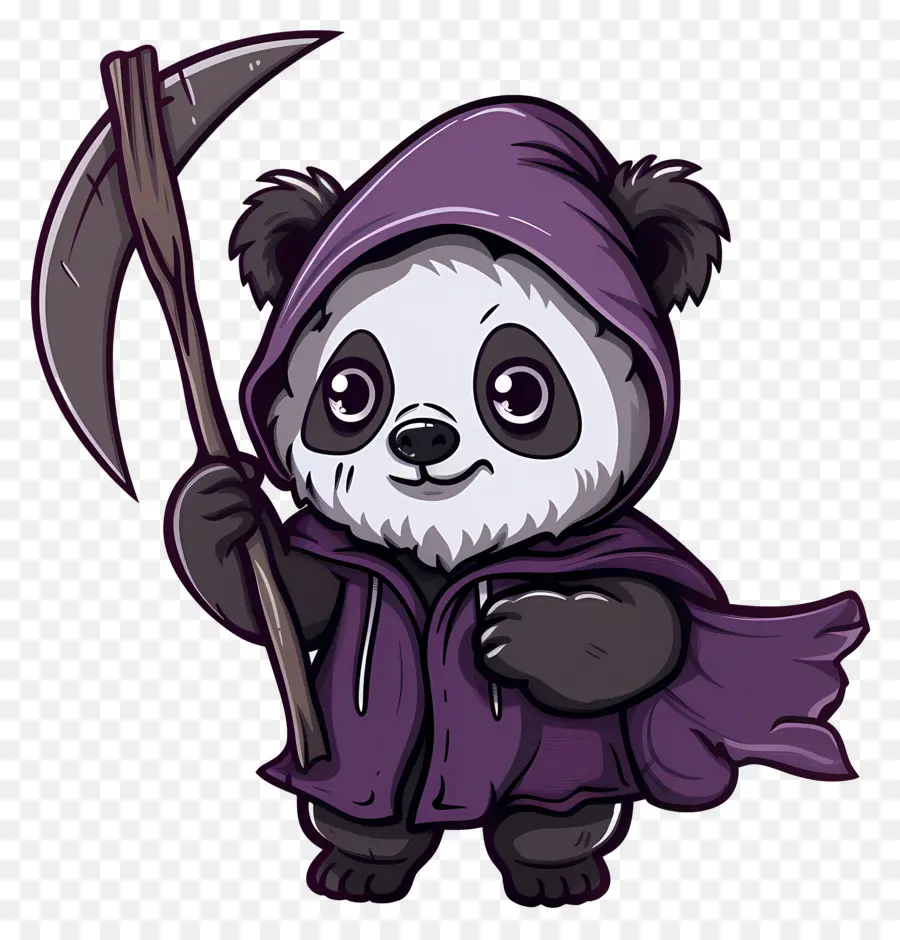 แพนด้าน่ารัก，Panda Reaper PNG