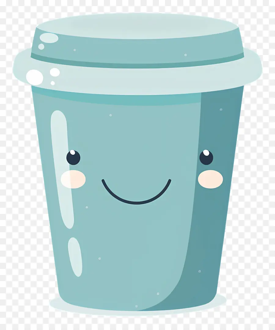 กาแฟ Kawaii，ถ้วยยิ้ม PNG