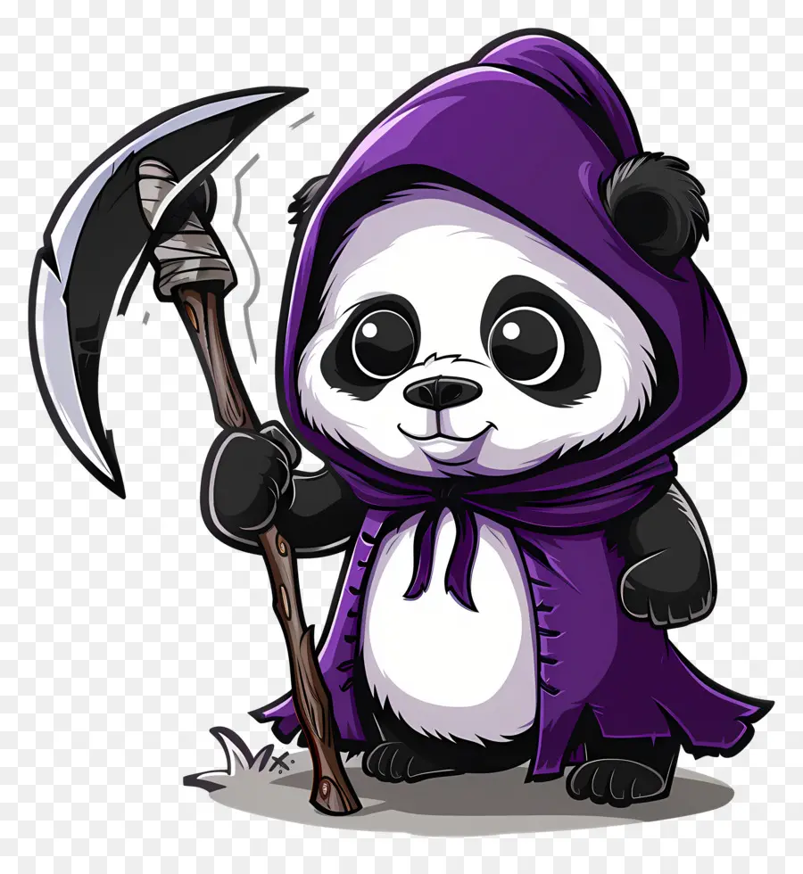 แพนด้าน่ารัก，Panda Reaper PNG