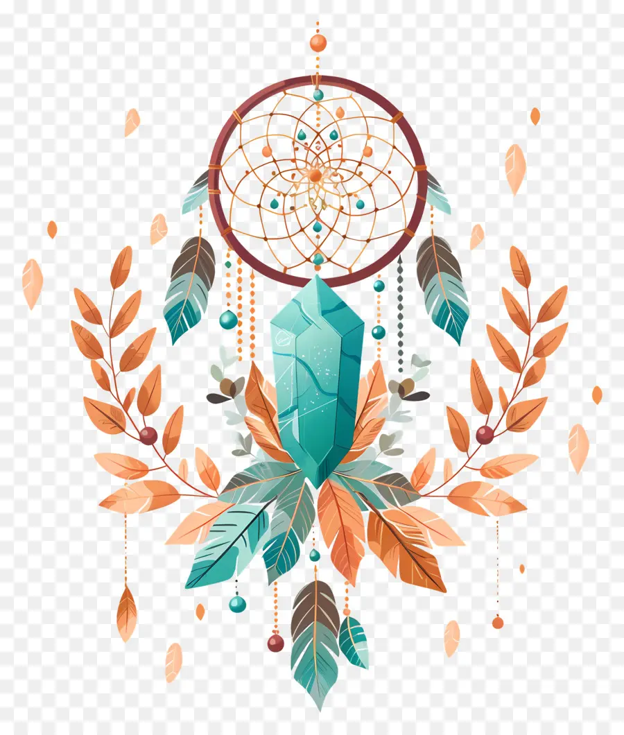 เฟรม Boho，Dreamcatcher PNG