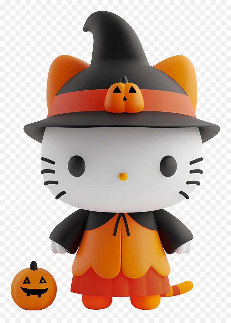 Hello Kitty Halloween，แมวขาว PNG