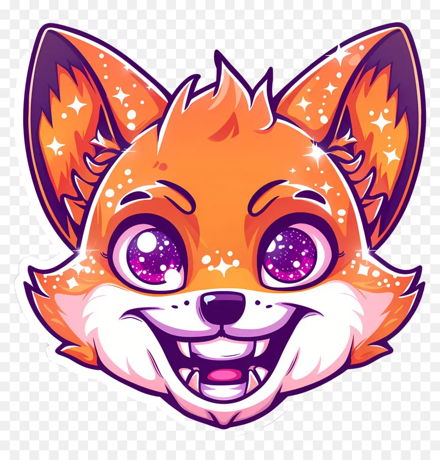 หัวจิ้งจอก，Fox Face PNG