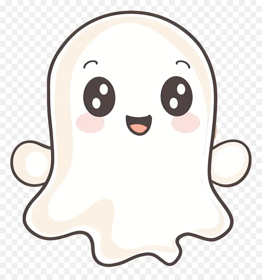 Kawaii Ghost，ผีน่ารัก PNG