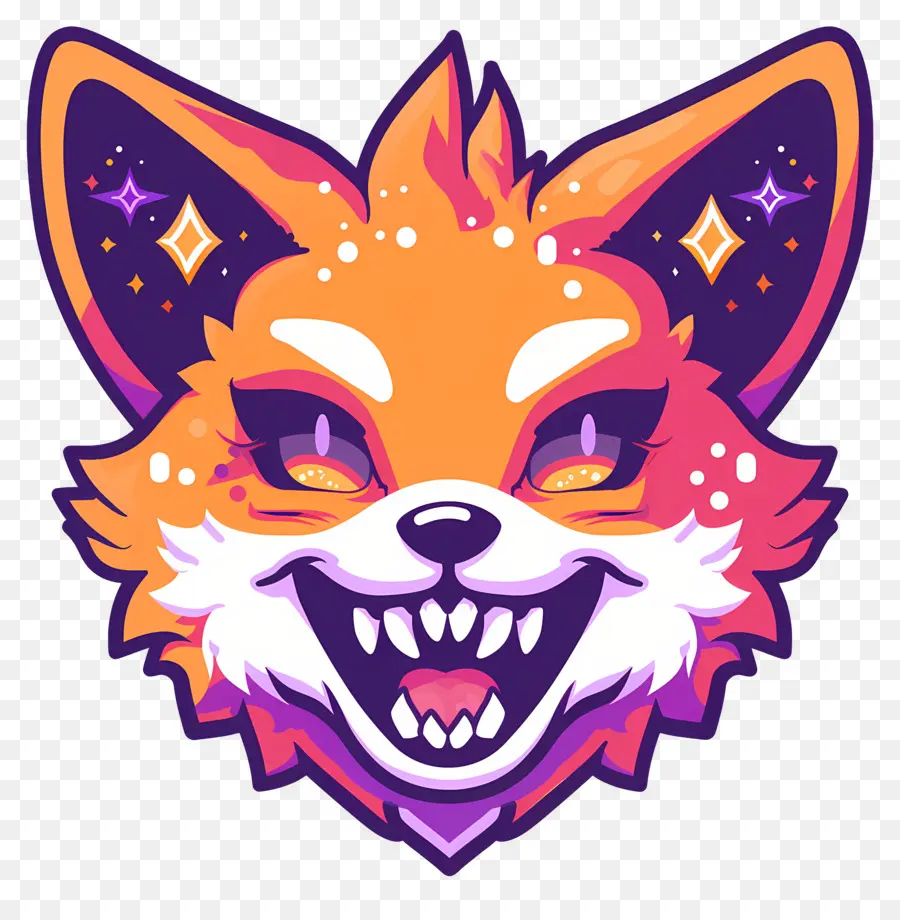 หัวจิ้งจอก，Fox Face PNG