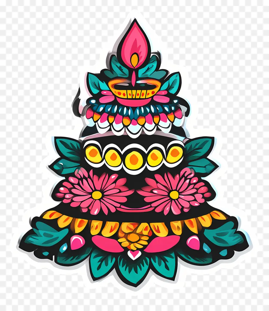 Batukamma，การออกแบบดอกไม้ PNG