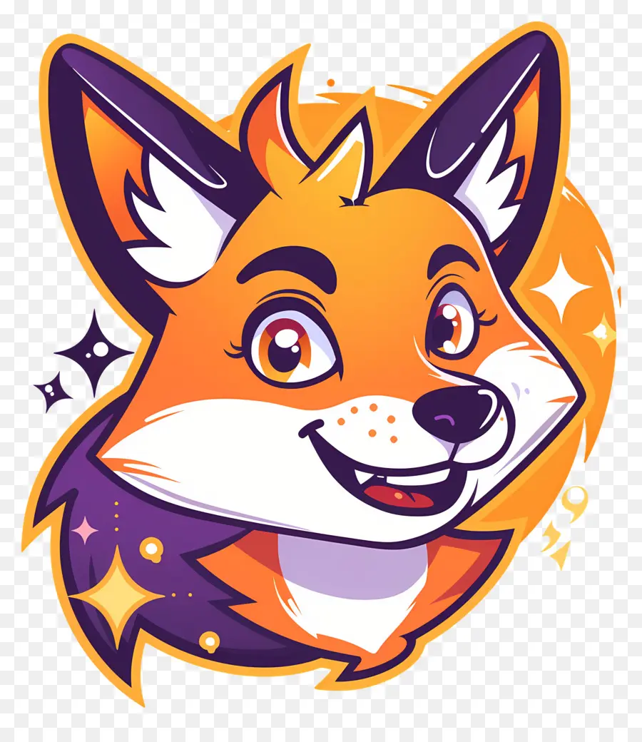 หัวจิ้งจอก，Fox Face PNG