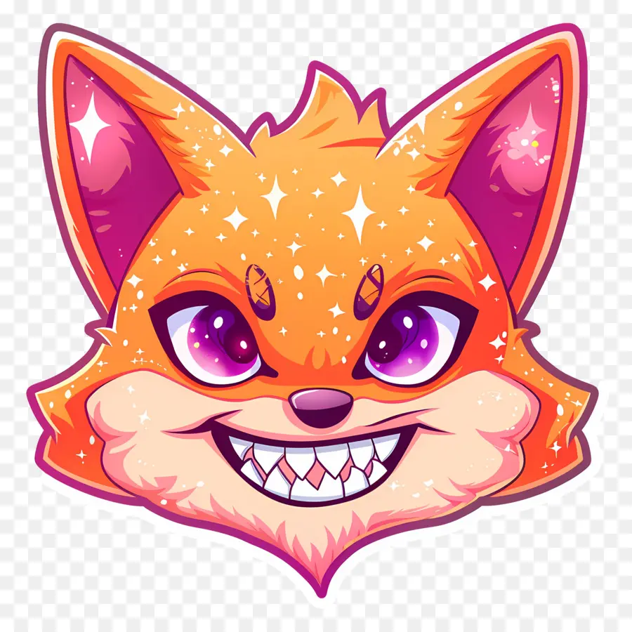 หัวจิ้งจอก，Fox Face PNG