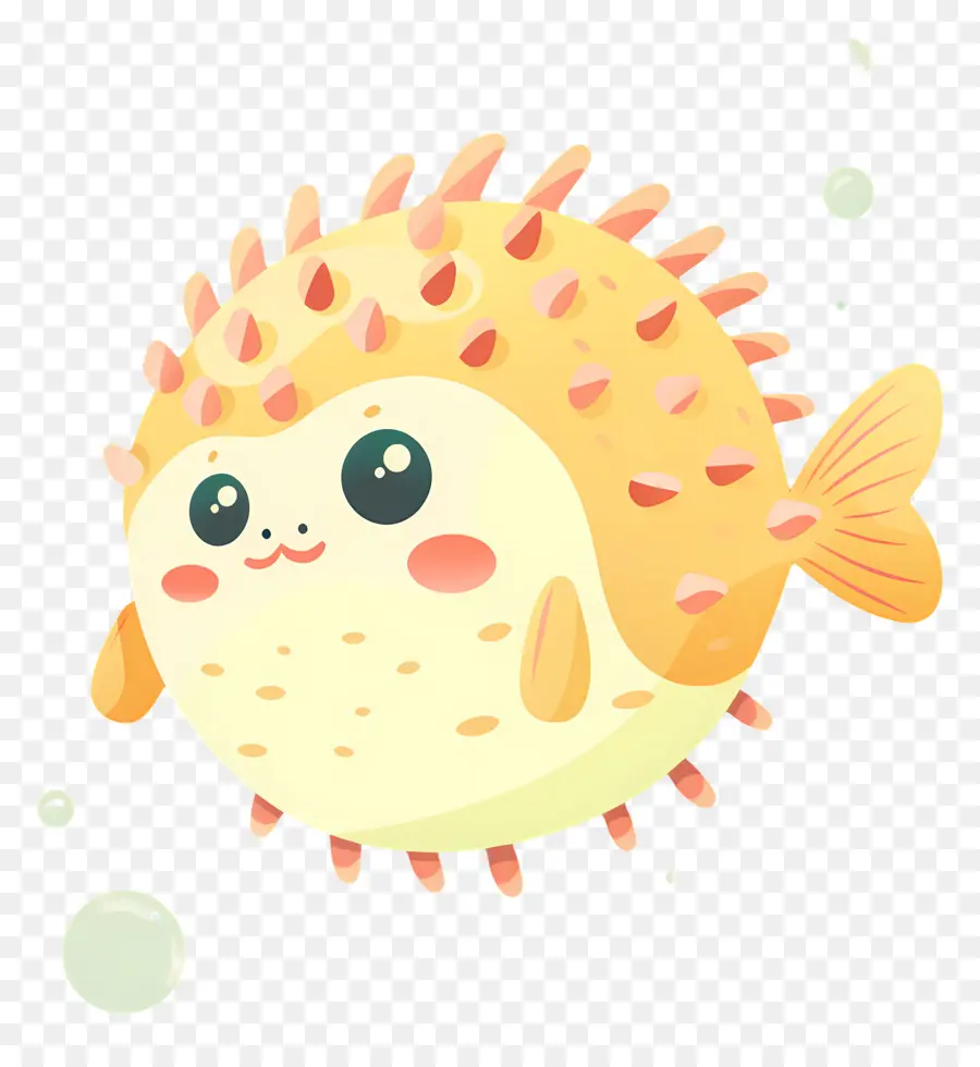 Pufferfish น่ารัก，ปลาแหลมคม PNG