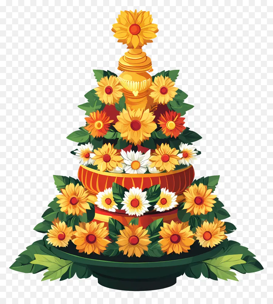 Batukamma，การจัดดอกไม้ PNG