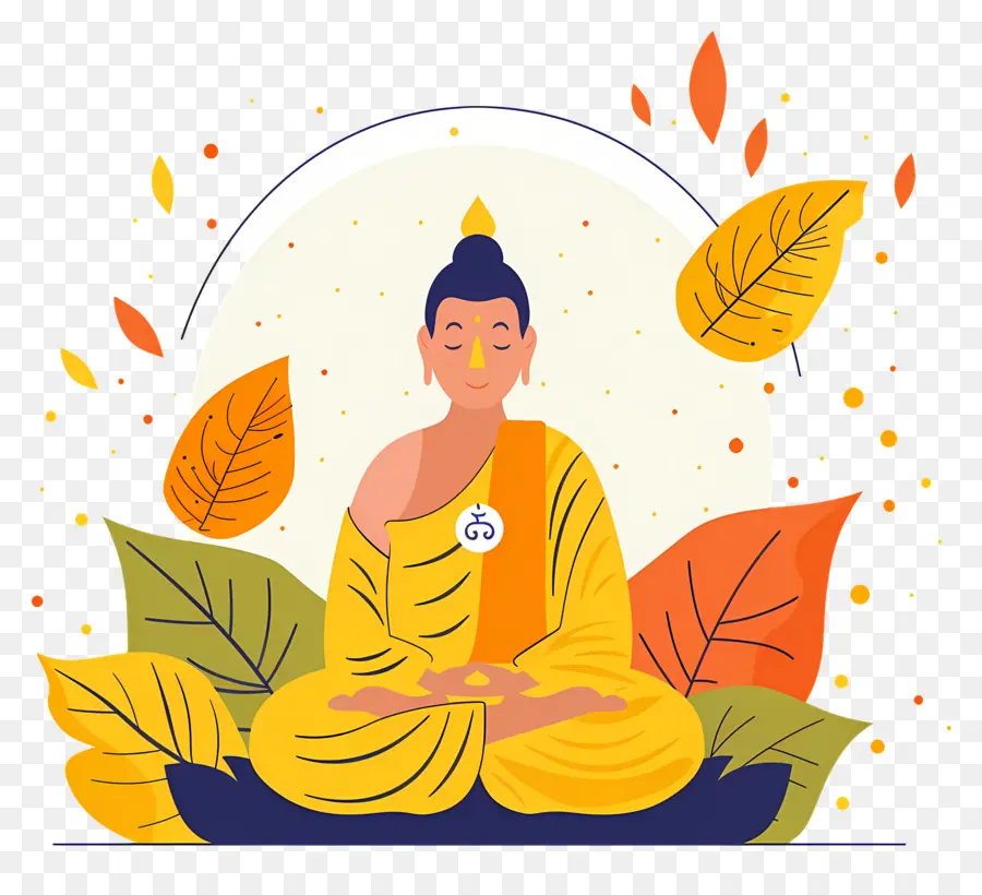 มีความสุข Vesak，การนั่งสมาธิ PNG