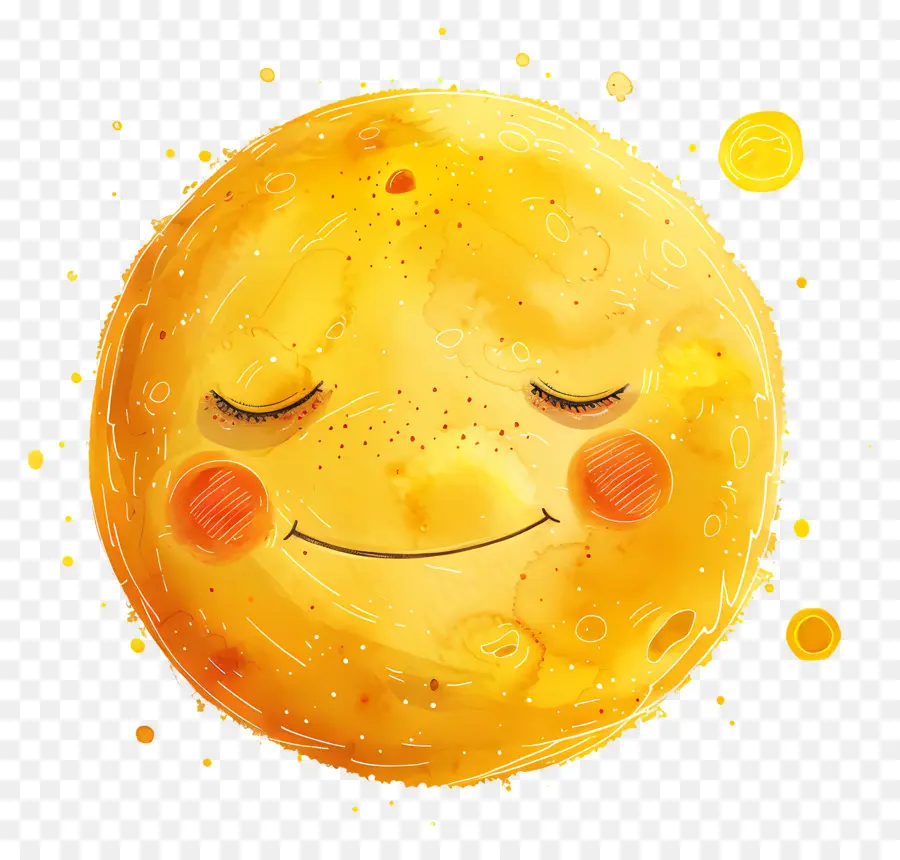 Kawaii Sun，Smiling Sun Illustration PNG