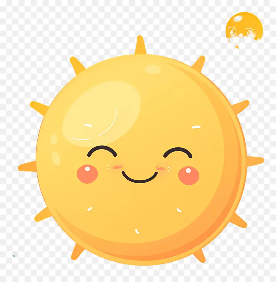 Kawaii Sun，ดวงอาทิตย์น่ารัก PNG