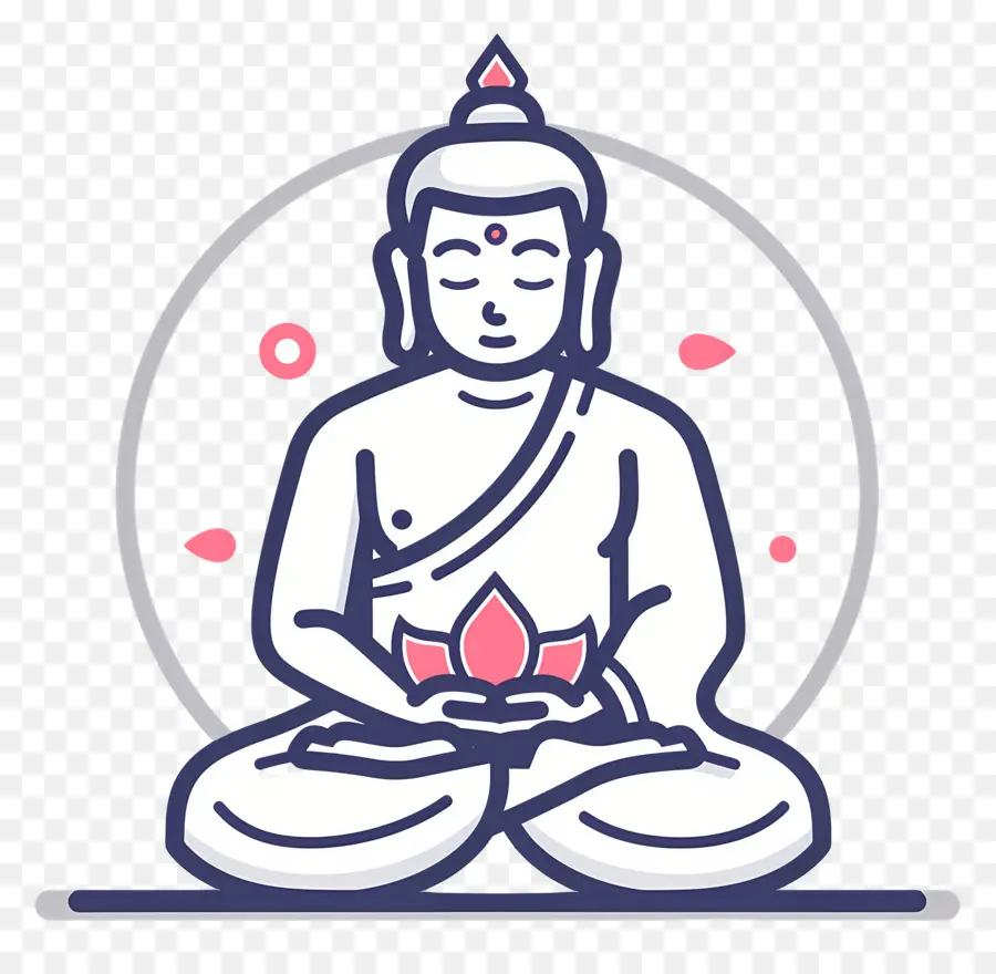 มีความสุข Vesak，การนั่งสมาธิ PNG