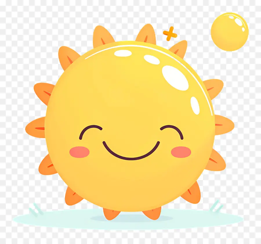 Kawaii Sun，ดวงอาทิตย์ยิ้ม PNG