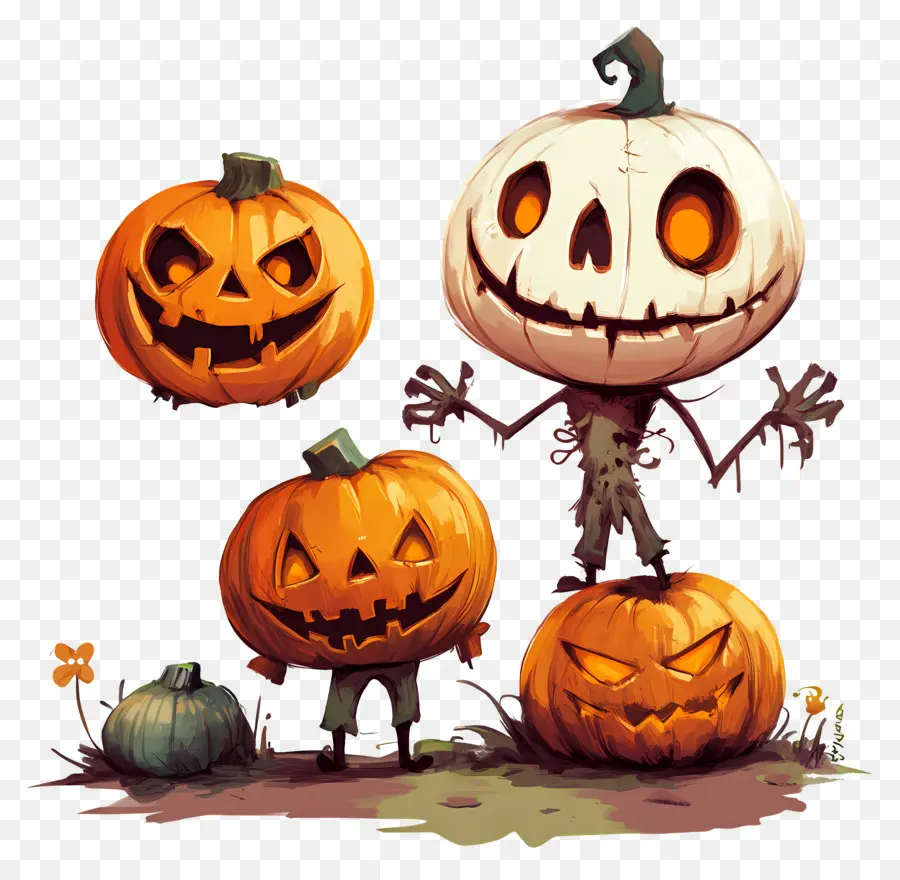 องค์ประกอบฮาโลวีน，Jack O' Lanterns PNG