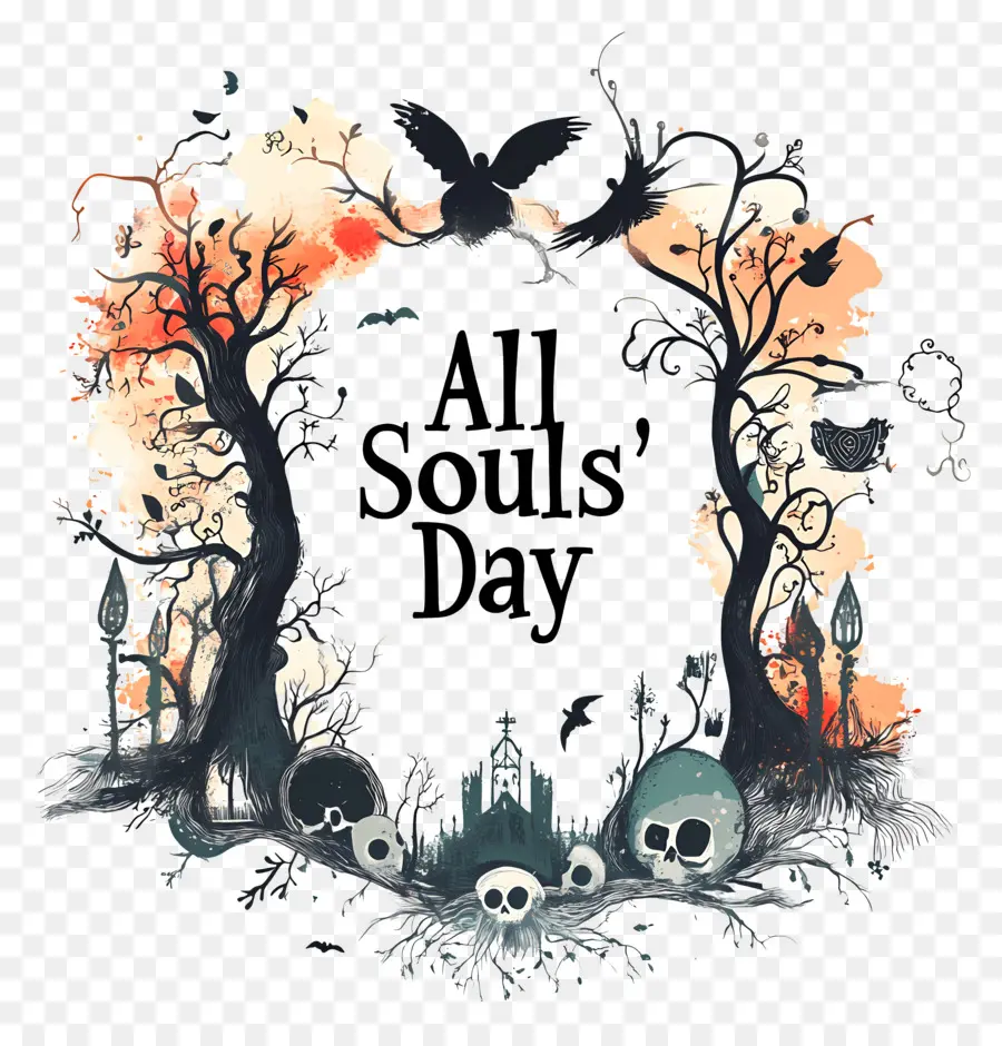 All Souls Day，ป่าทึบ PNG