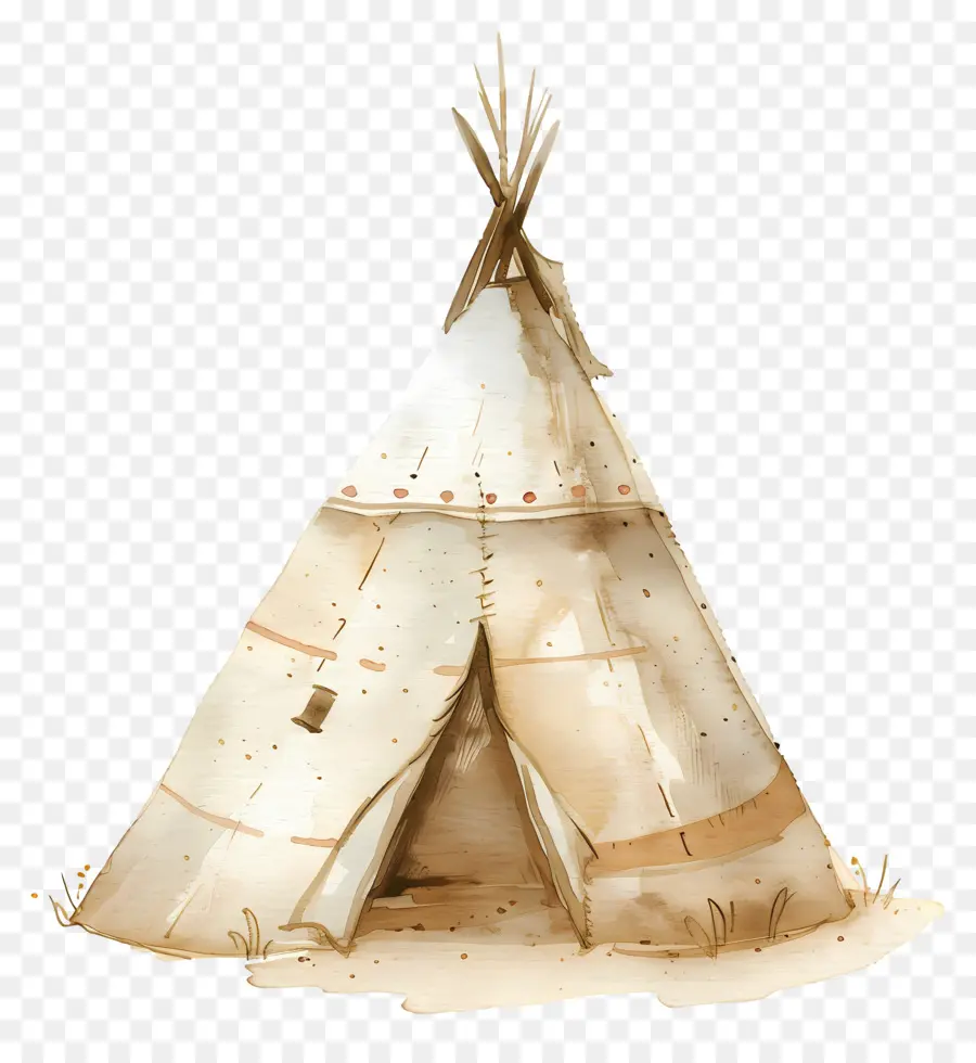 Wigwam สีน้ำ，เต็นท์ PNG