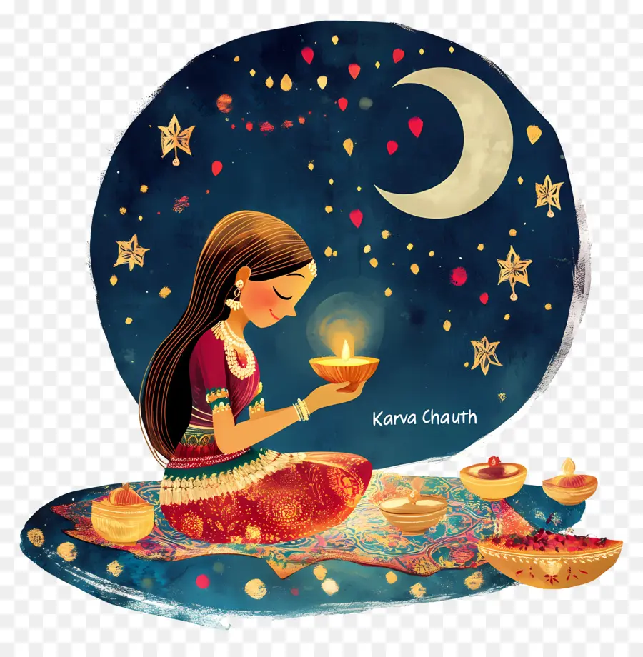 Karva Chauth，การเฉลิมฉลอง Karva Chauth PNG