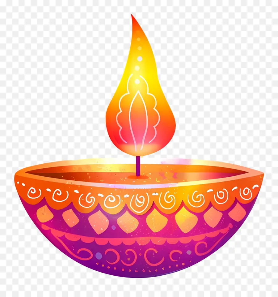 Diwali ให้，ตะเกียงน้ำมันตกแต่ง PNG