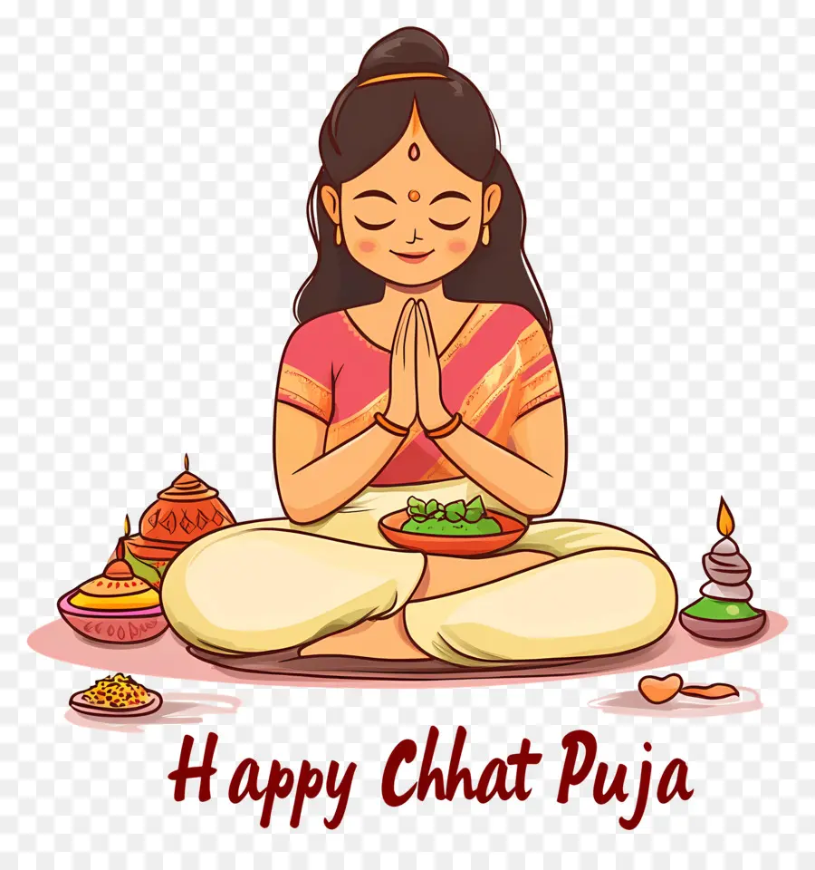 มีความสุข Chhath Puja，Chhath Puja Prayer PNG