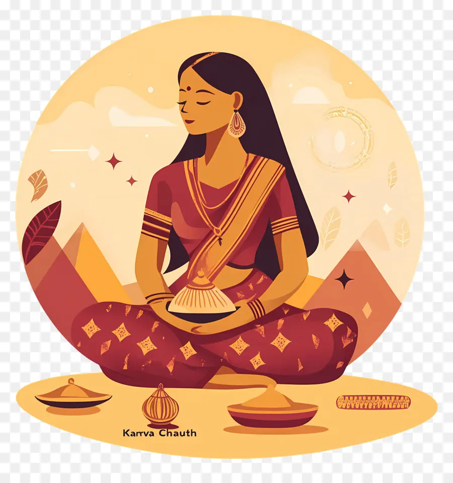 Karva Chauth，การเฉลิมฉลอง Karva Chauth PNG