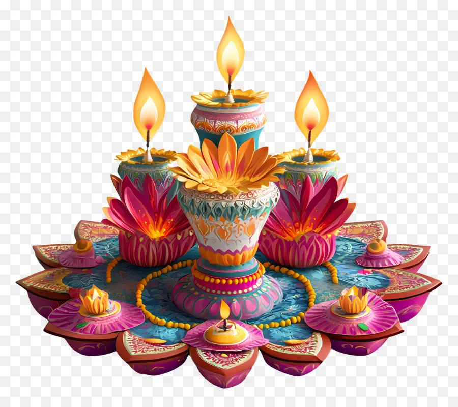 Deepawali，โคมไฟ Diwali PNG