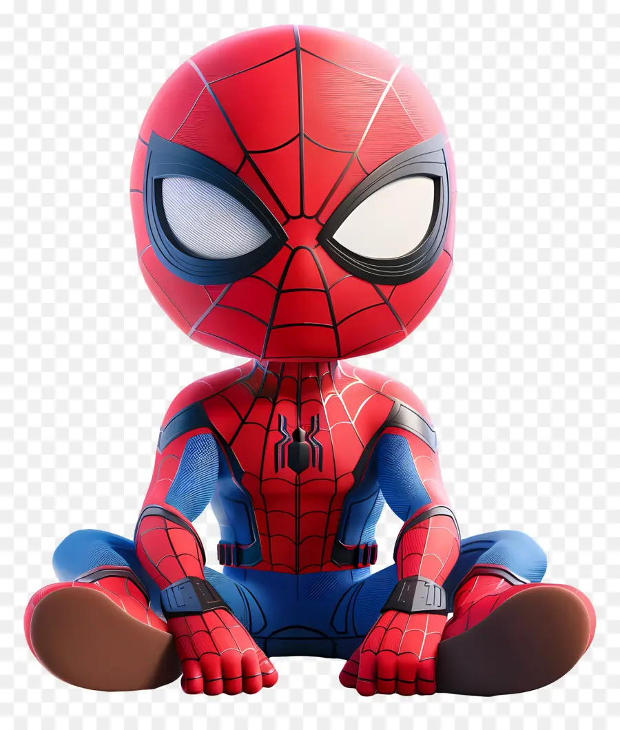 Spiderman น่ารัก，Spider Man นั่ง PNG