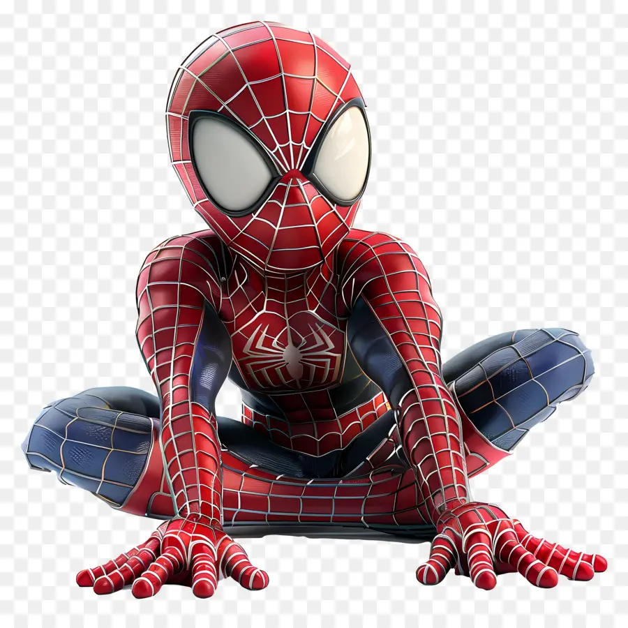 Spiderman น่ารัก，Spider Man นั่ง PNG