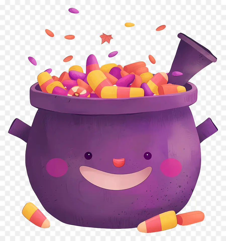 ขนมฮัลโลวีน，Candy Cauldron PNG