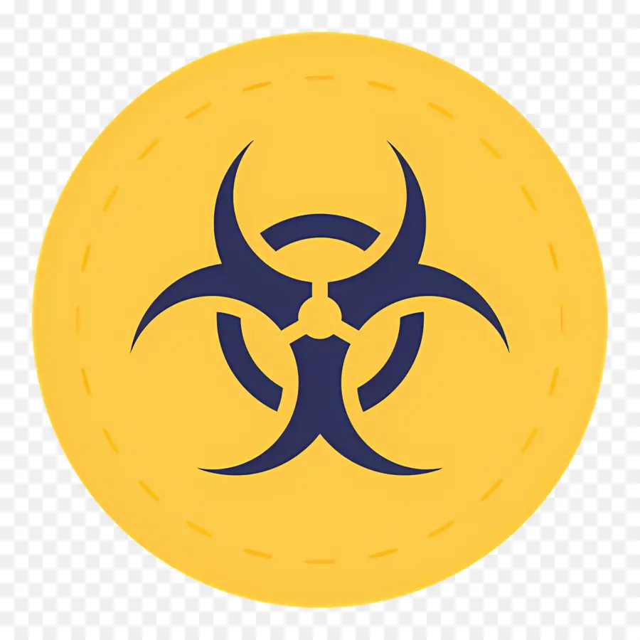 สัญลักษณ์อันตราย，สัญลักษณ์ Biohazard PNG