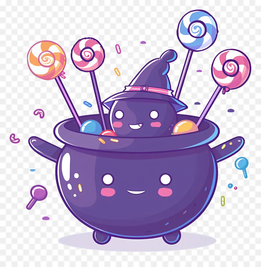 ขนมฮัลโลวีน，Candy Cauldron PNG